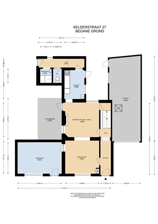 Floorplan - Kelderstraat 27, 6171 GA Stein